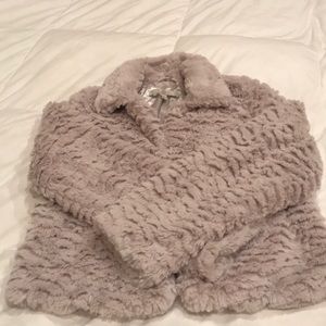 Faux fur jacket